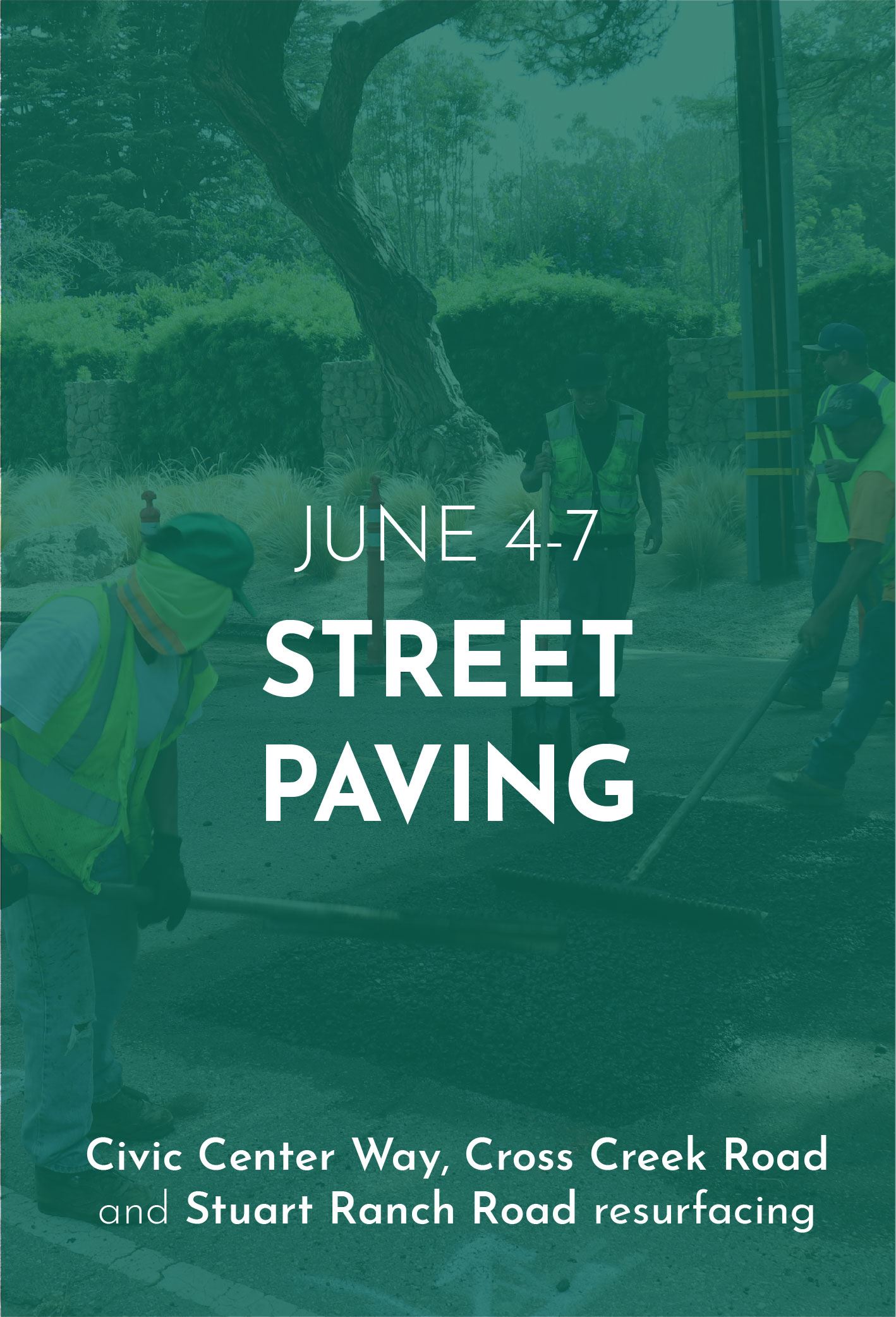 Street Paving - June 4-7 2018