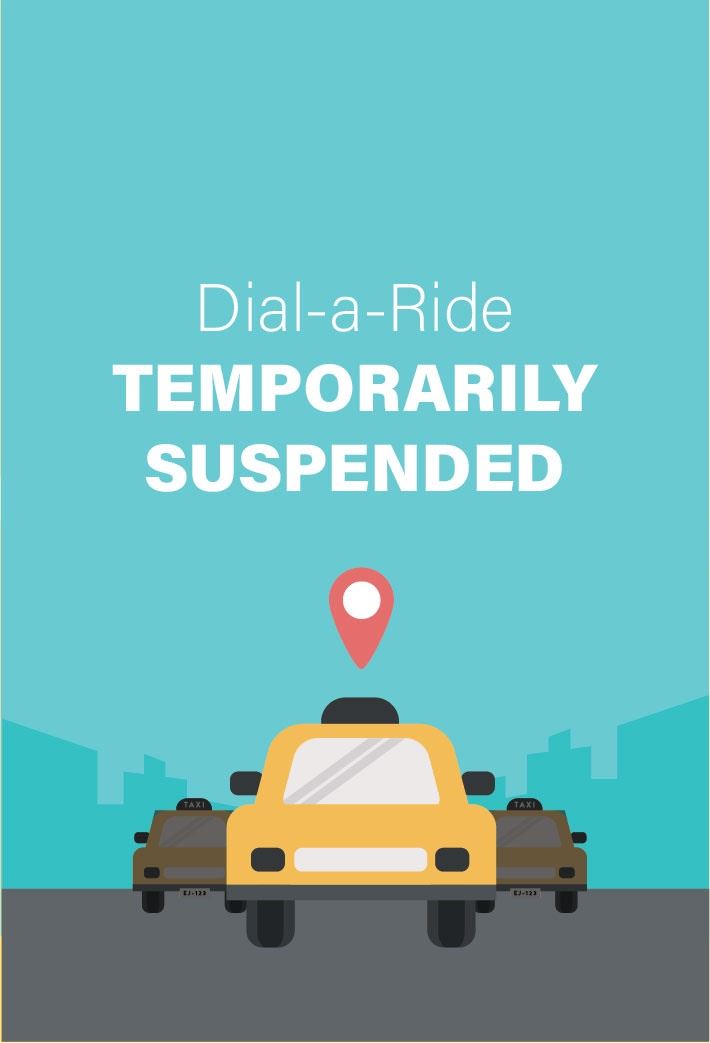 Dial-a-Ride Suspended