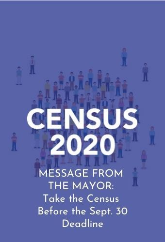 Mayor message census 9.17.20 newsflash